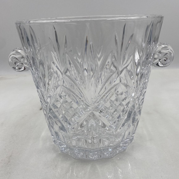 Godinger Crystal Ice Bucket Shannon Dublin Wine Bottle Cooler 6 3/4\